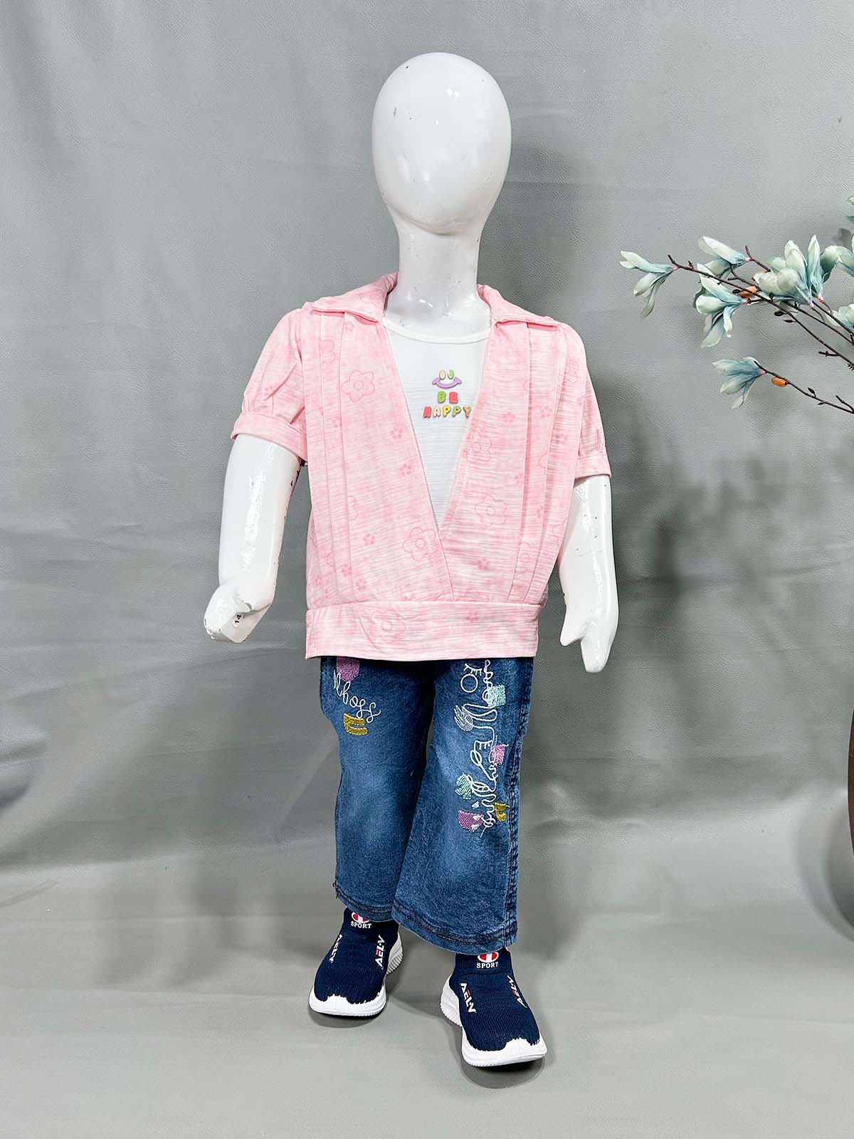 1Yr - 4Yrs Pink Suit For Girls OP GS404