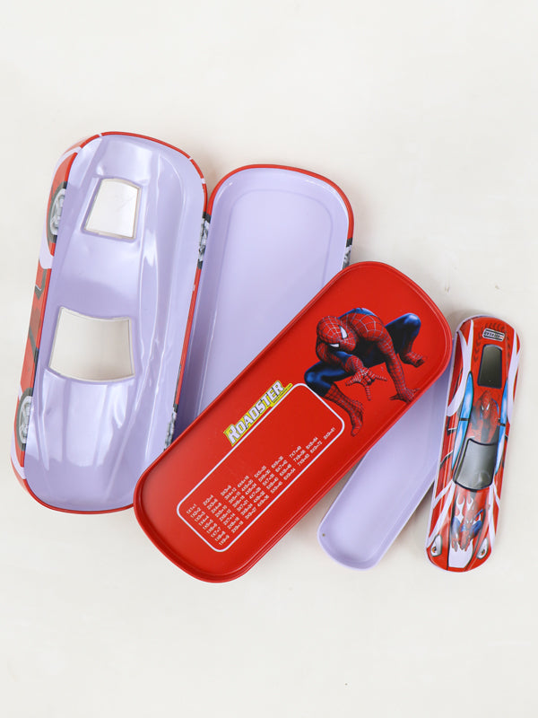 Spider-Man Geometry Pencil Box Red