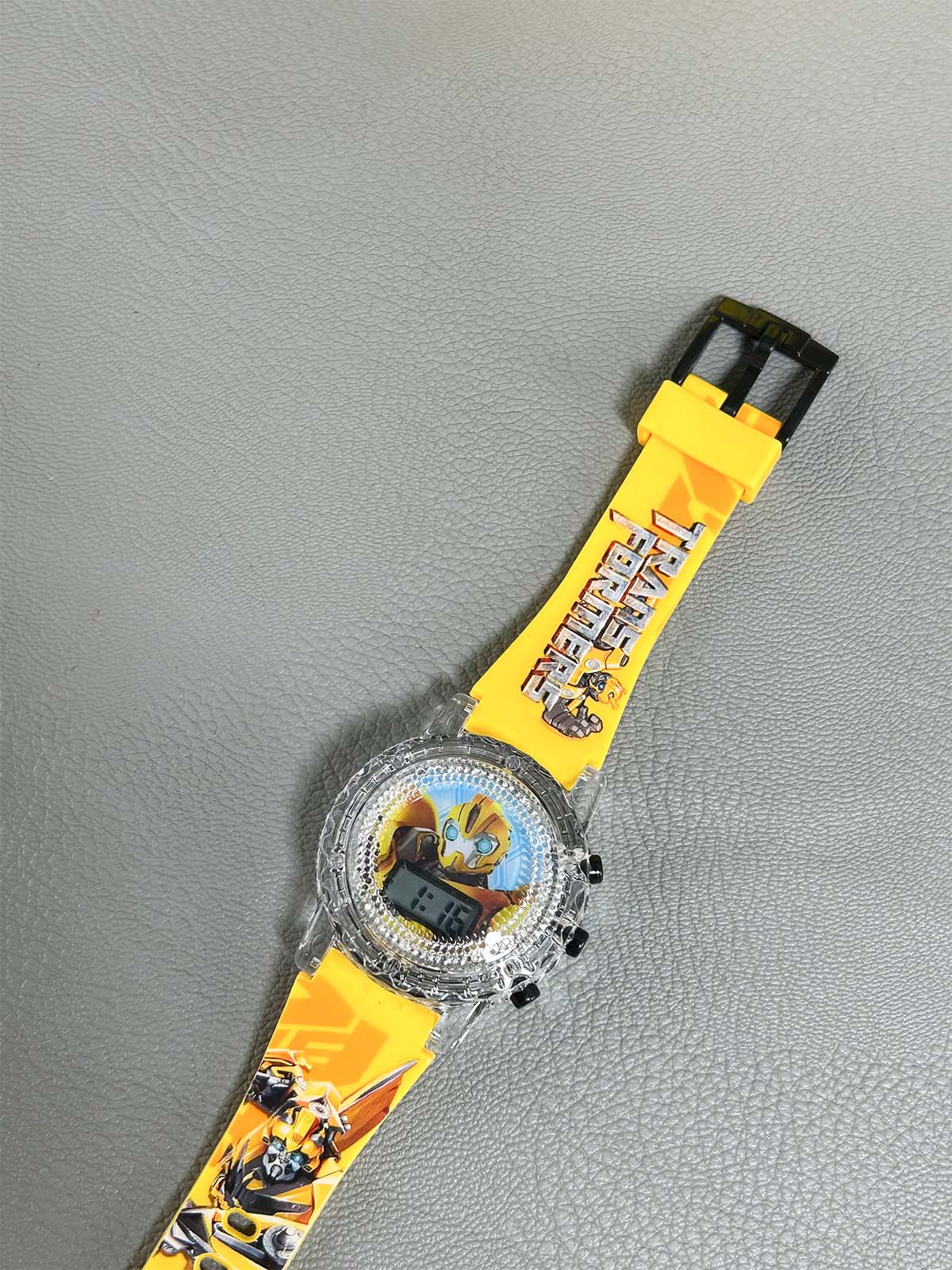 Yellow Wrist Watch For Boys KWW64