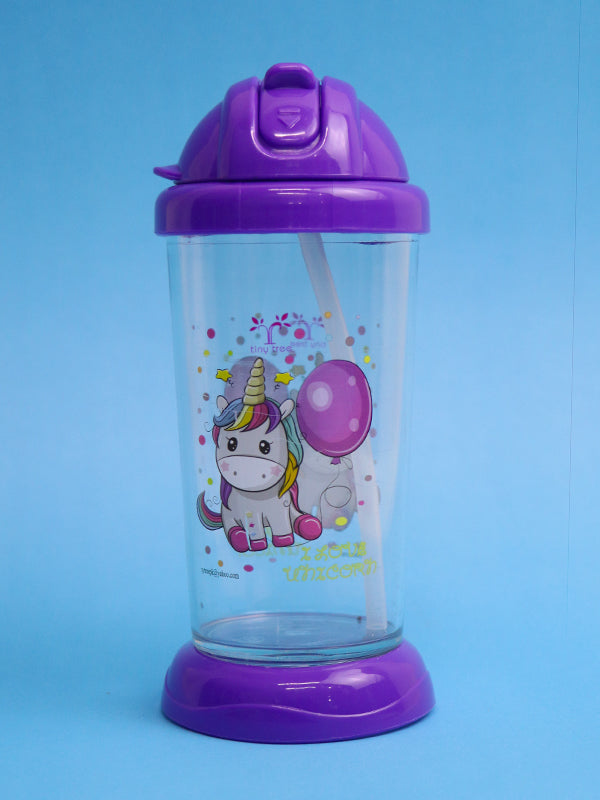 Baby Anti Spill Learning Sippy Cup  Purple - 300ML