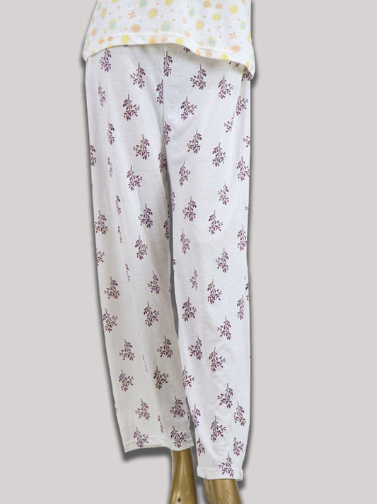 White Casual Trouser For Womens TB LT09