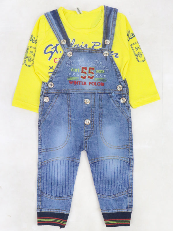 KR01 Kids Suit Romper 1Yrs-4Yrs Cartoon Yellow