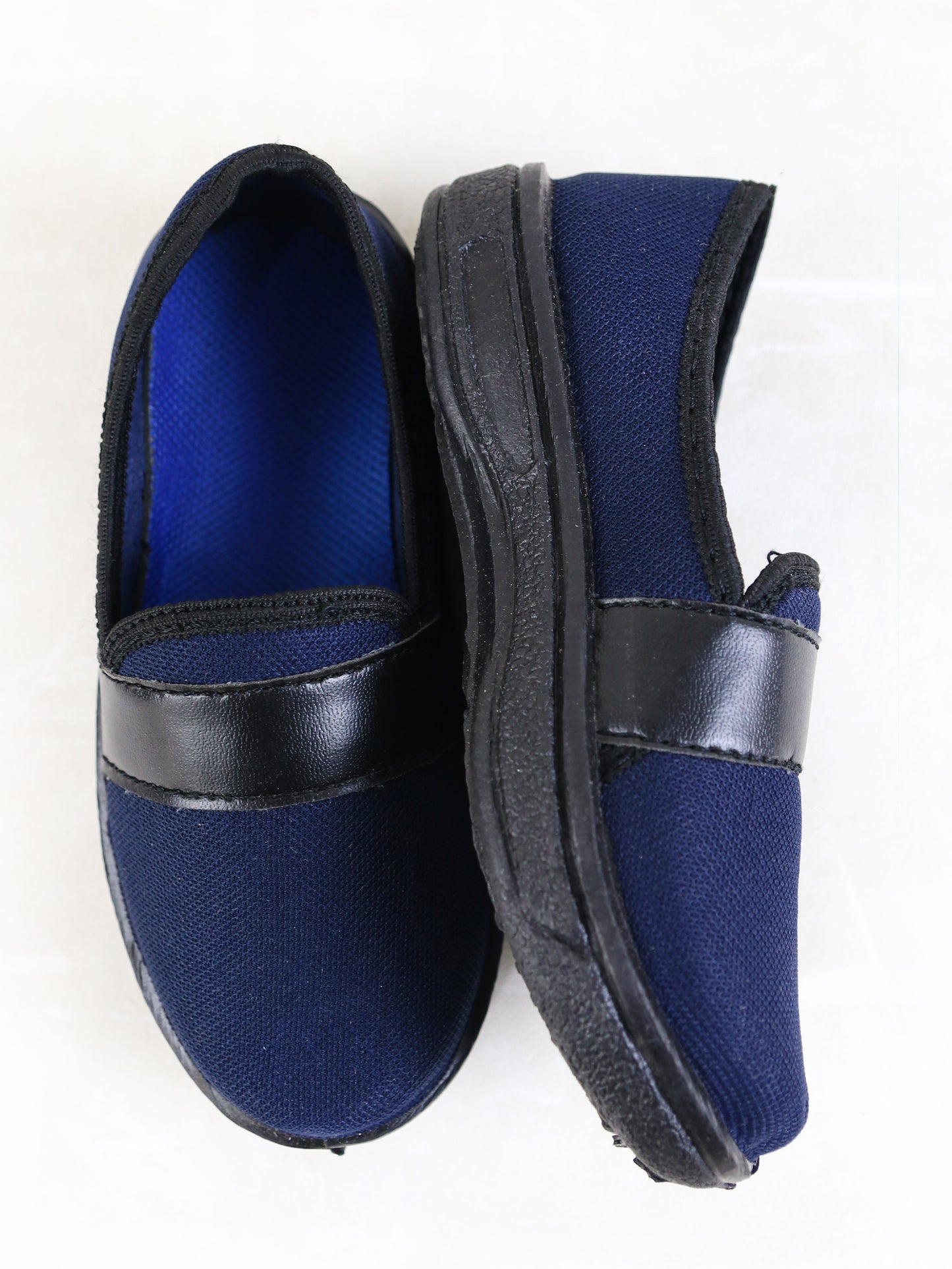 BS56 Boys Slip-On Shoes 5Yrs - 8Yrs Blue
