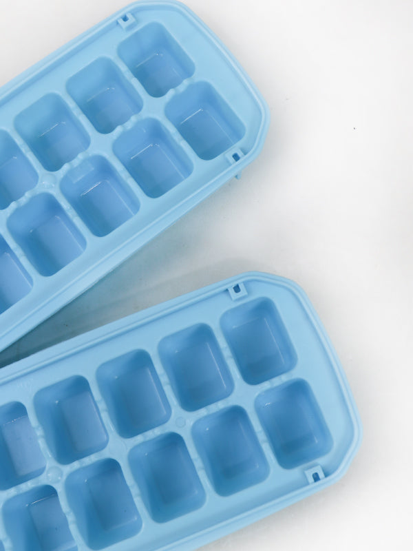 KTC10 Frosty Pack of 2 Ice Cubes Tray (14 Cubes) Blue