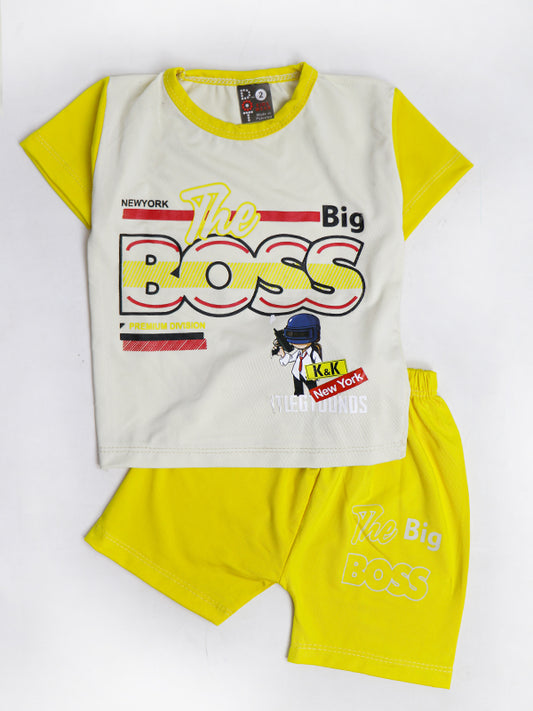 NBS03 HG Newborn Baba Suit 3Mth - 9Mth Boss Yellow