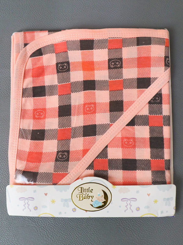 Peach Wrapping Sheet For Newborn NWS01