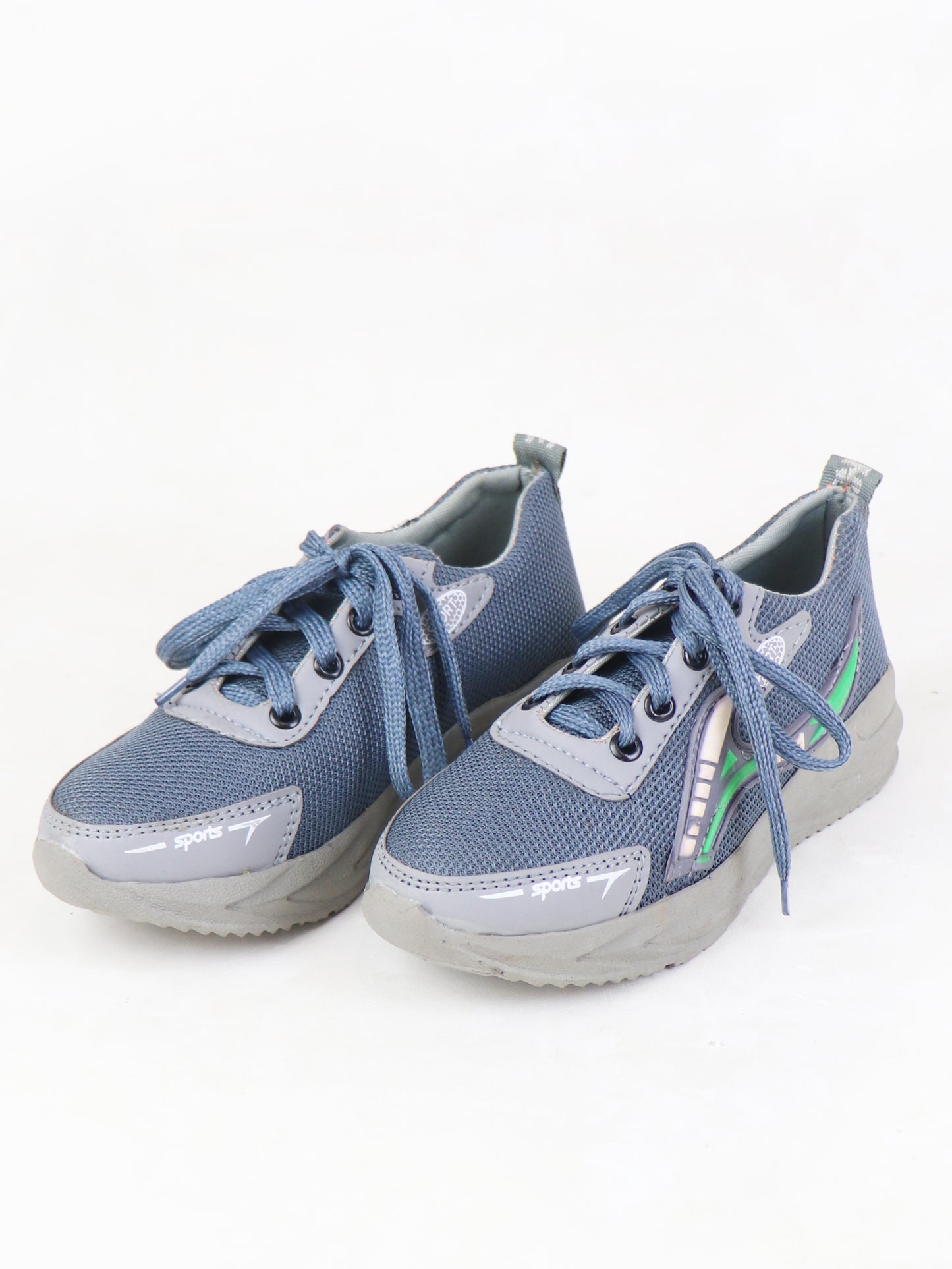 BS54 Boys Lace Shoes 8Yrs - 12Yrs Grey