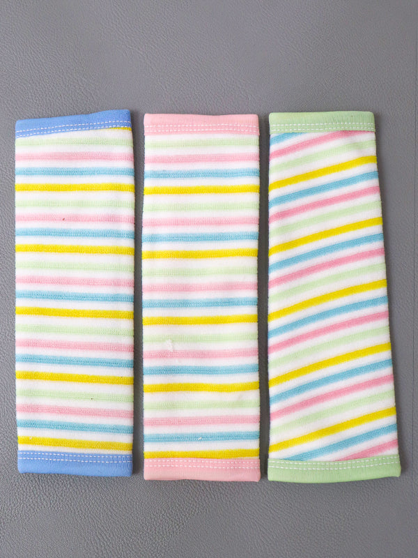 Pack Of 3 Lines Face Towels/Napkins For Newborn