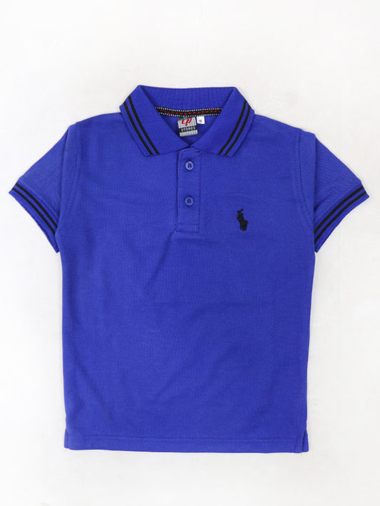 BTS04  MM Boys Polo T-Shirt 3.5Yrs - 8Yrs Royal Blue