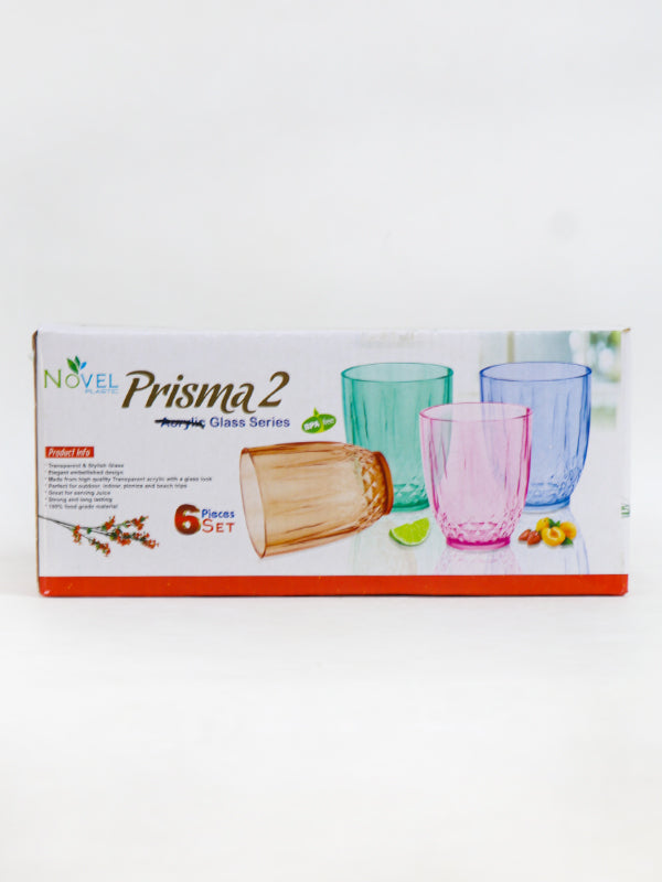 KTC6 Prisma Plastic Glass Set of 6 Blue