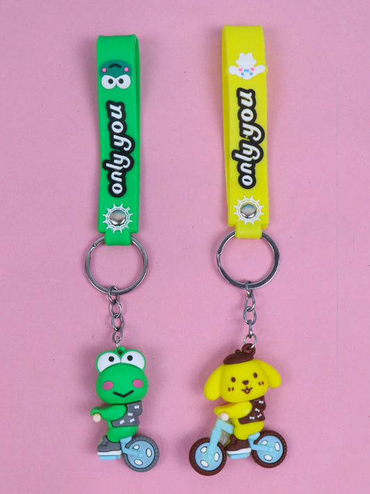 KC08 Pack Of 2 Key Chain Multicolor