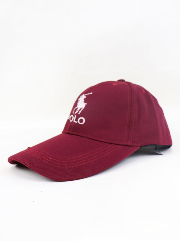 Burgundy store polo cap