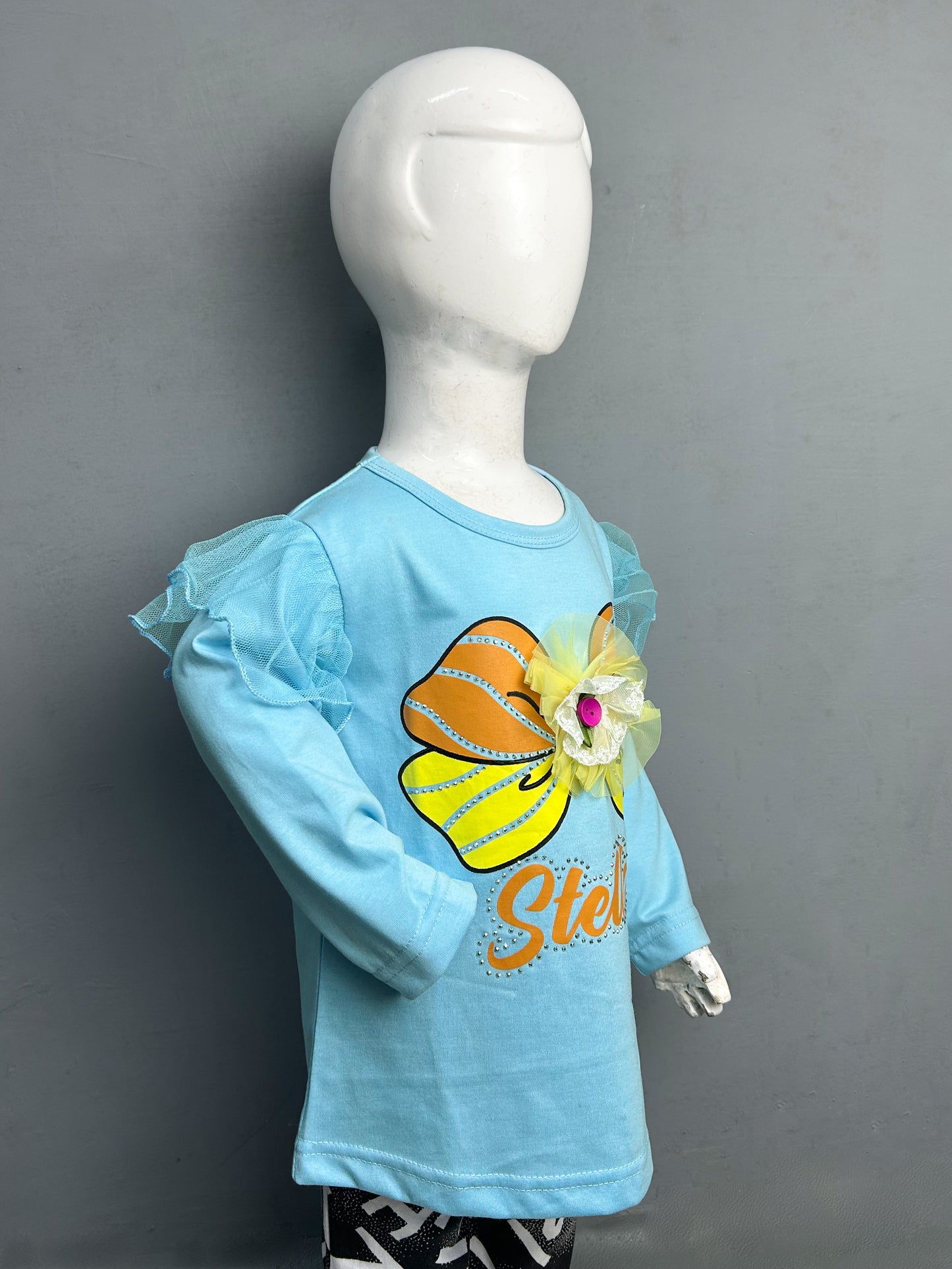 2.5Yrs - 8Yrs Stella Blue T-Shirt For Girls SK GTS17