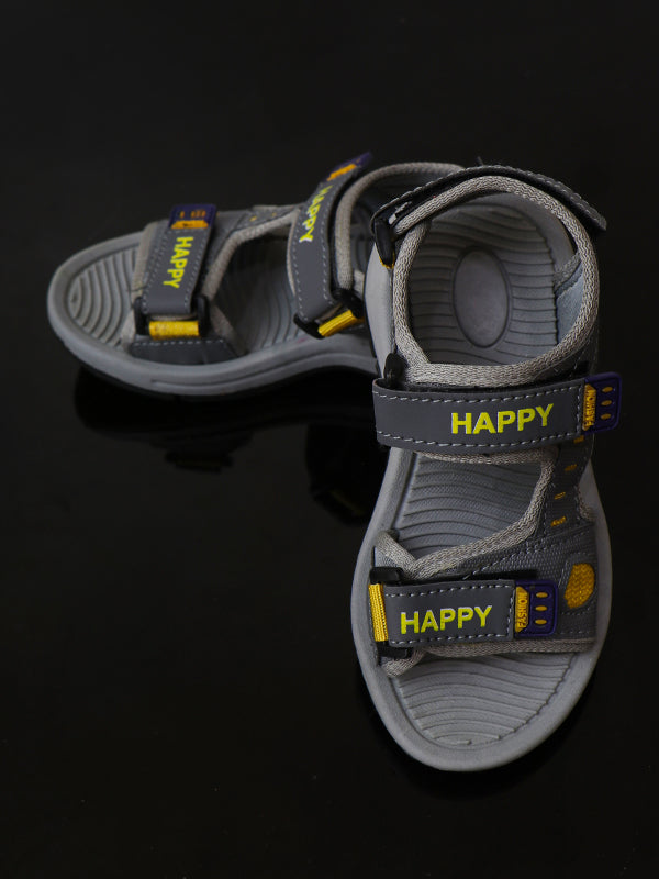 BSD51 Boys Sandal 8Yrs - 17Yrs Happy Grey