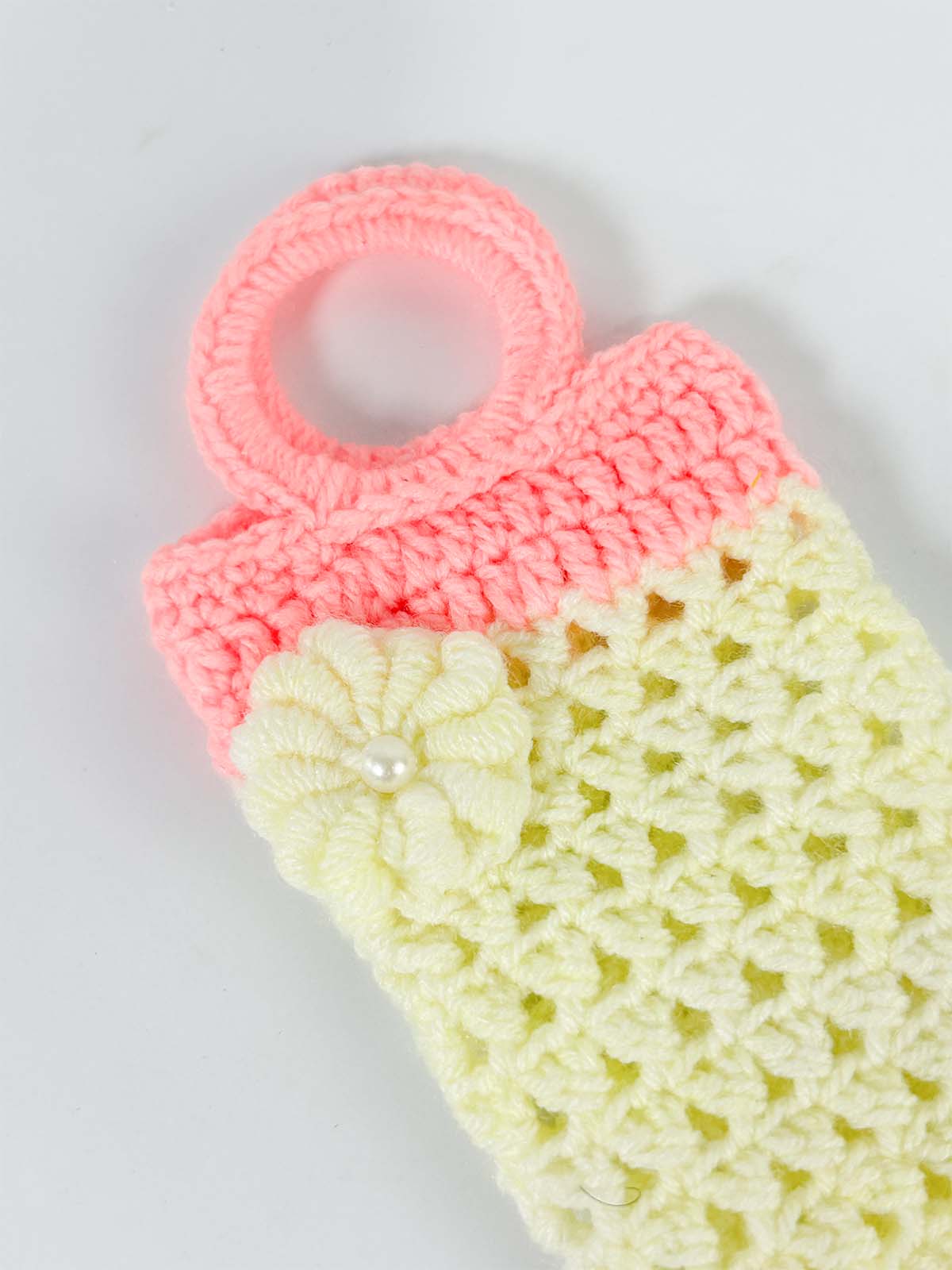 Crochet Feeding Bottle Cover Multicolor