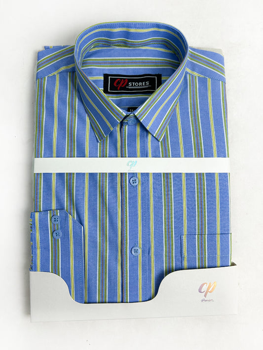 Blue Lines Formal Dress Shirt For Men AN MFS109