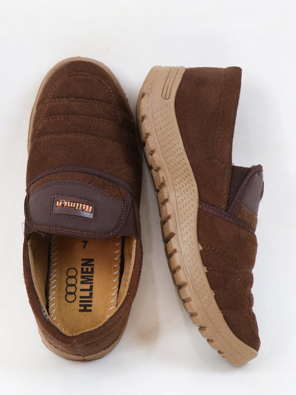 MJS19 Men's Slip-On Casual Shoes Brown