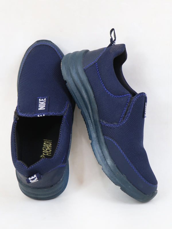 MJS15 Men's Slip-On Casual Shoes Navy Blue