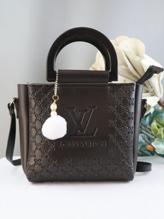 WHB02 Women's Handbag  Dark Brown