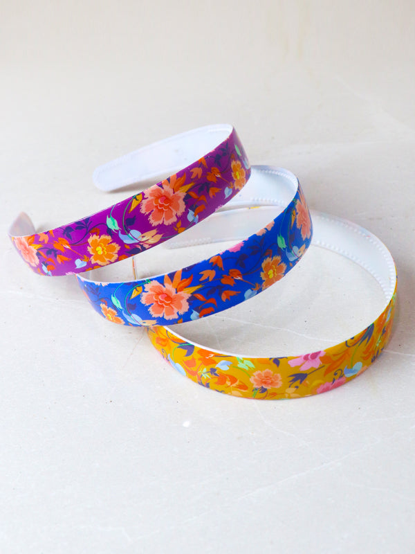 Pack Of 3 Multicolor Hair Band For Girls GHB11