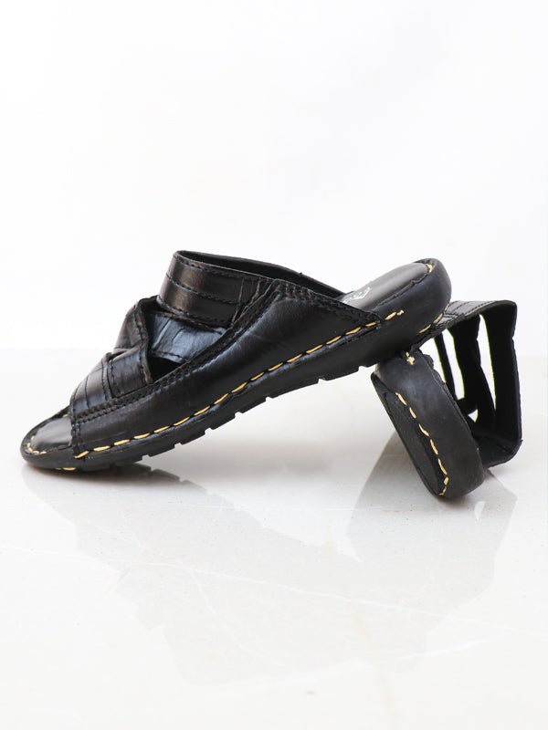 MC06 Men's Casual Slippers  Black