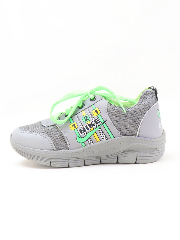 BS18 Boys Shoes 8Yrs - 12Yrs NK Grey