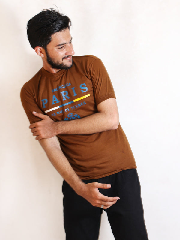 AH Men's T-Shirt Paris Brown