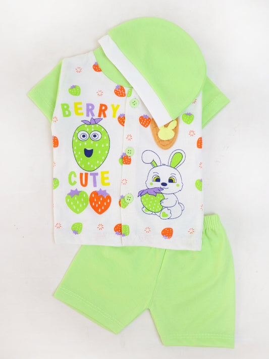NBS06 HG Newborn Baba Suit 0Mth - 3Mth Berry Green