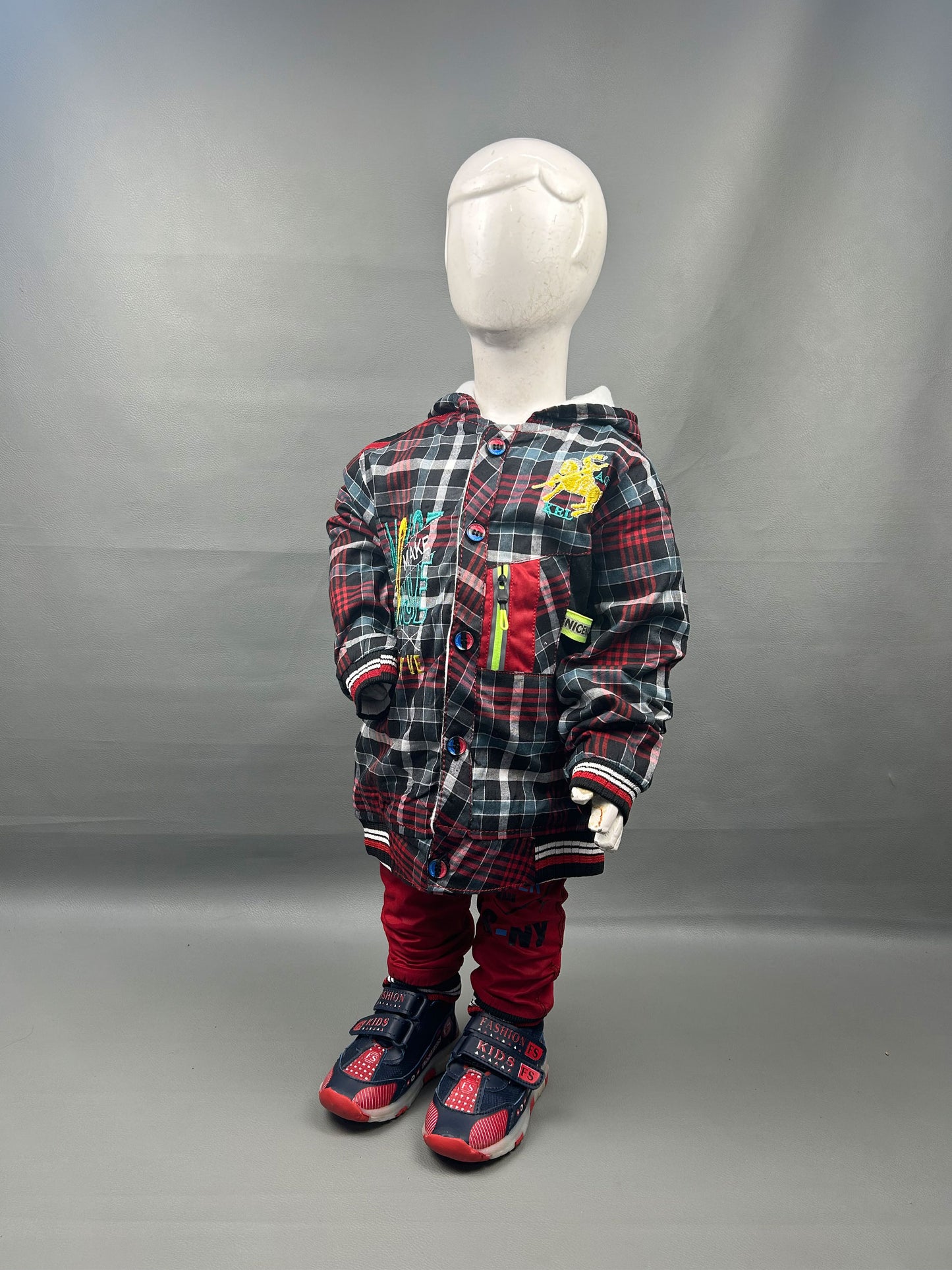 2Yr - 5Yrs Make Red Suit For Kids IC BS206