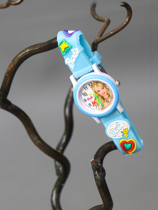 Light Blue Barbie Wrist Watch For Girls KWW22