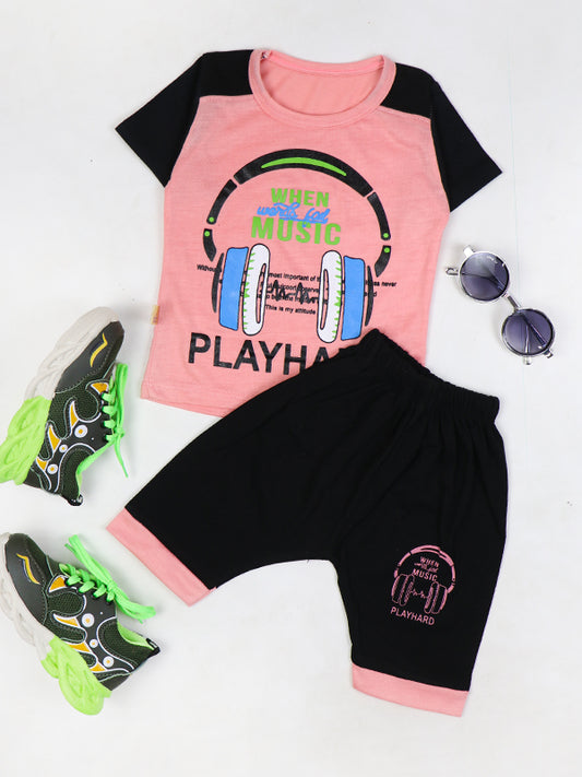 WL Kids Suit 1Yrs - 4Yrs Music Pink