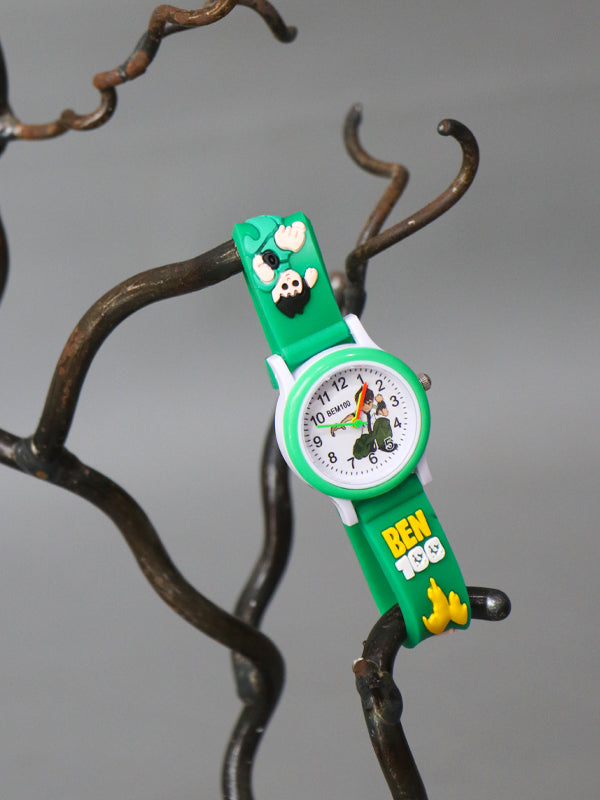 Green Ben 10 Wrist Watch For Boys KWW19