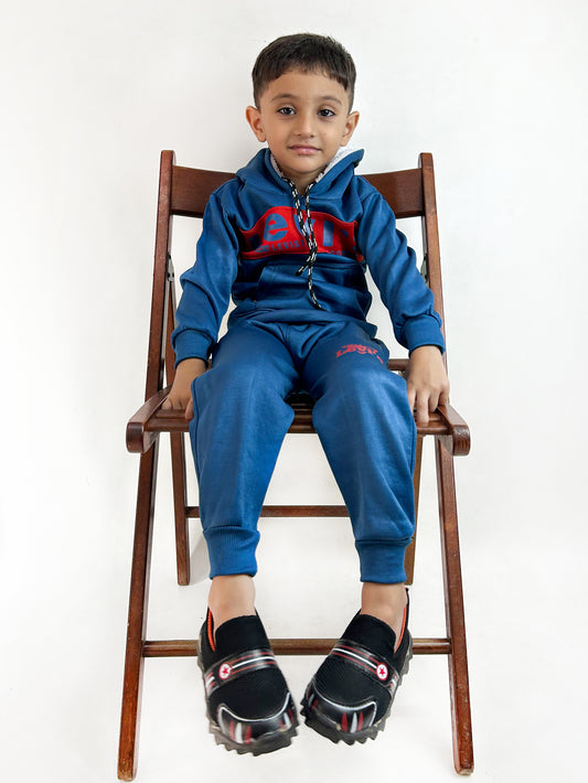 4Yr - 7Yrs Sea Blue Track Suit For Boys AH KTR31