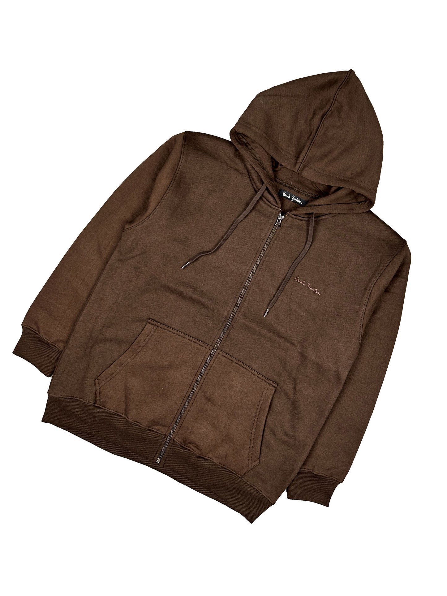 Brown Zipper Hoodie For Men MH28