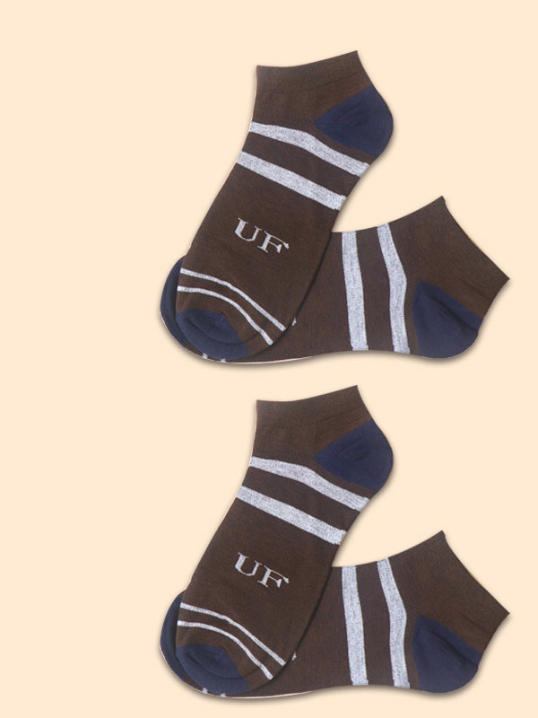 Pack Of 2 Multicolor Ankle Socks for Men MS15