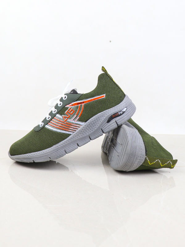 MJS60 Men's Casual Lace Shoes Green