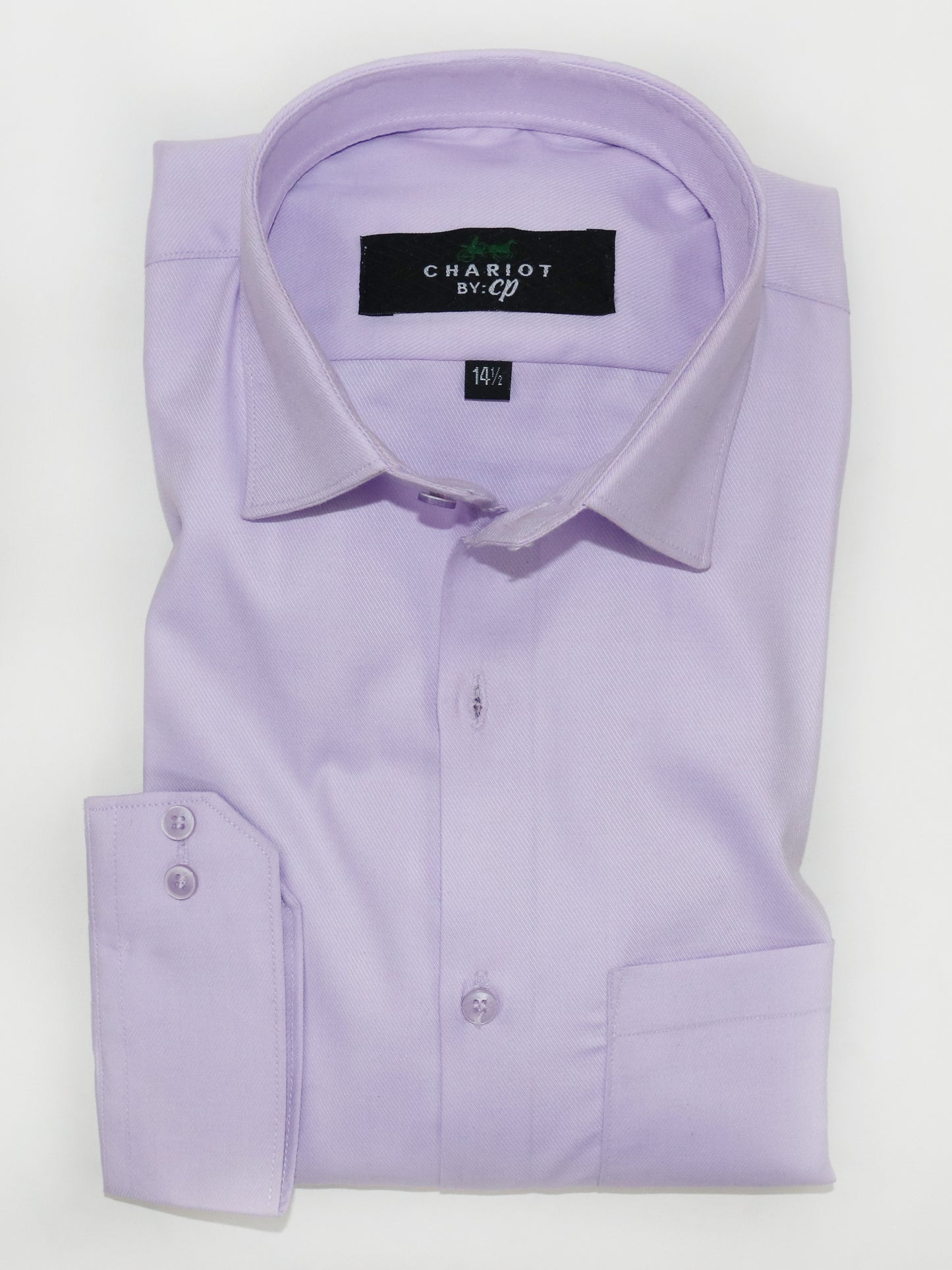 Self Purple Formal Dress Shirt For Men ZH MFS225