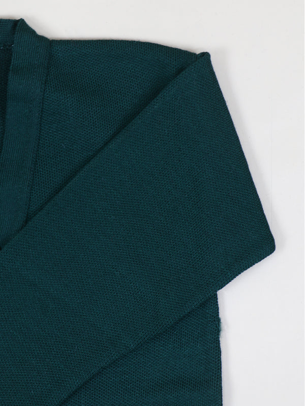 GS01 SH Plain Girls Sweater 4Yrs - 7Yrs Green