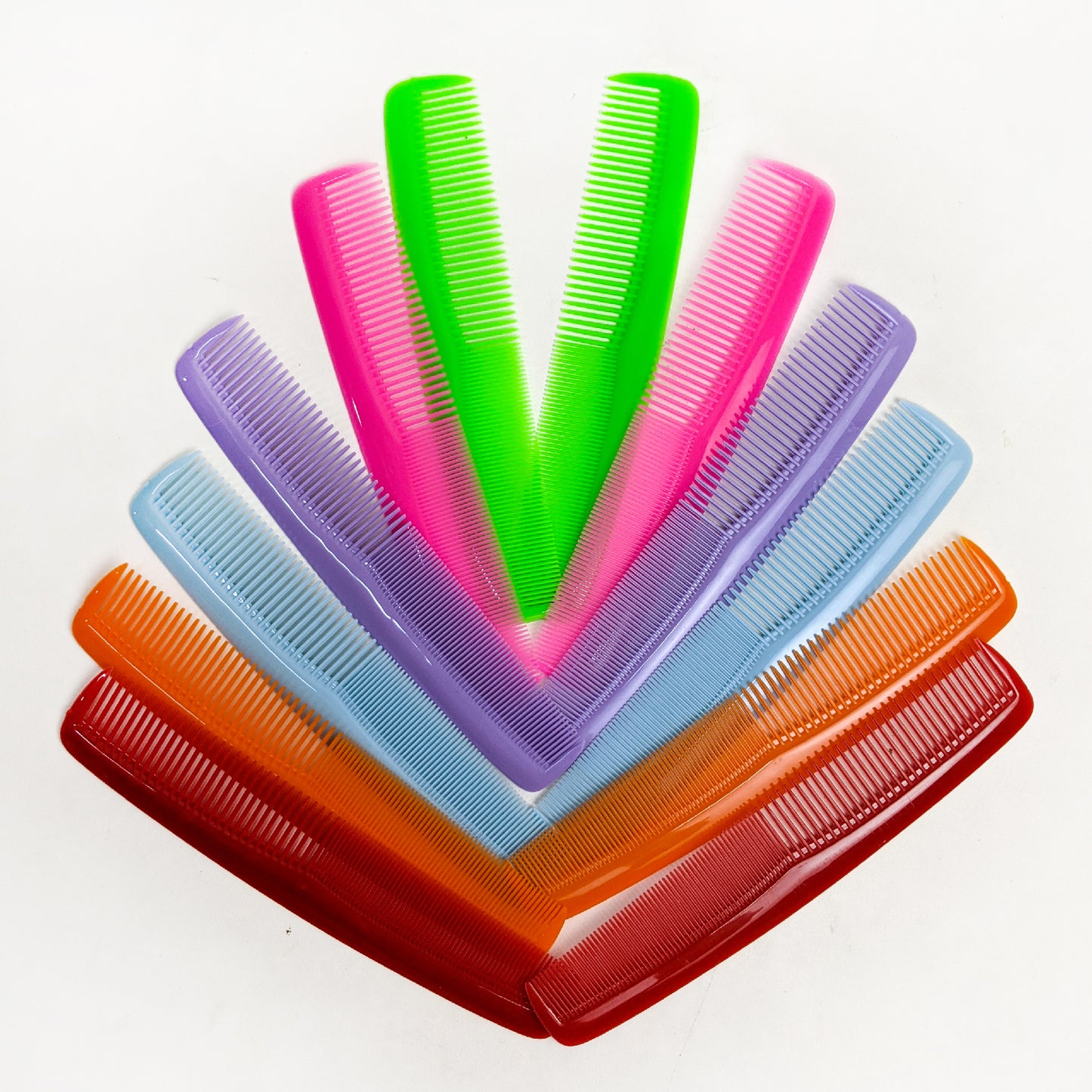 Pack Of 12 Multicolor Hair Combs