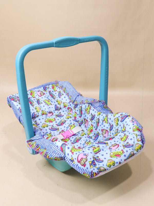 Light Cyan Carry Cot For New Born / Rocker & Sleeping Carrier Seat For Babies