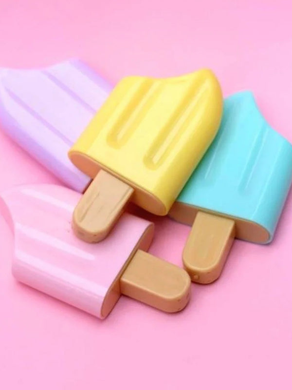 Pack of 4 Ice Cream Shape Highlighters