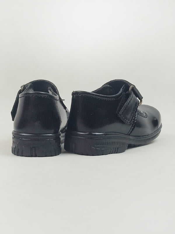 KS11 Kids School Shoes 8Yrs - 12Yrs Black