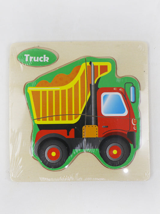 Wooden Truck Decorative Art Jigsaw Puzzle for Kids