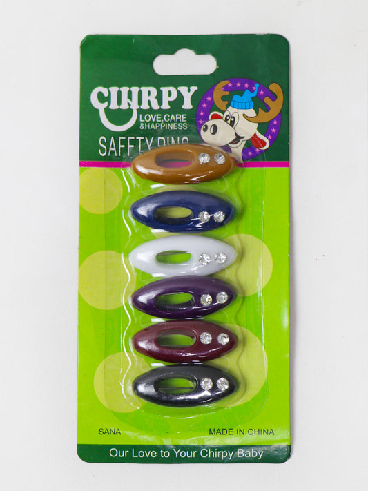 GHP02 Pack of 6 Scarf Hijab Pins Safety Pin