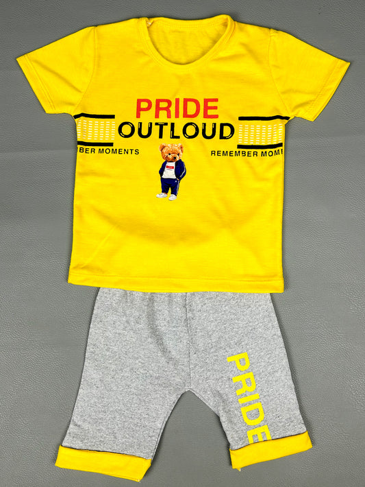 1Yr - 4Yrs Pride Yellow Suit For Kids RZ BS239