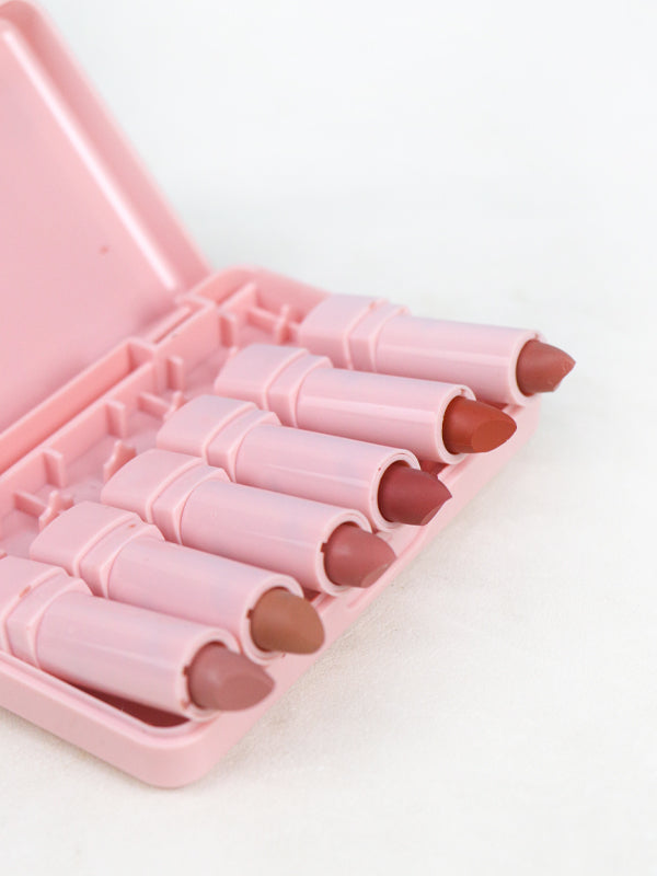 Pack Of 6 Matte Lipstick