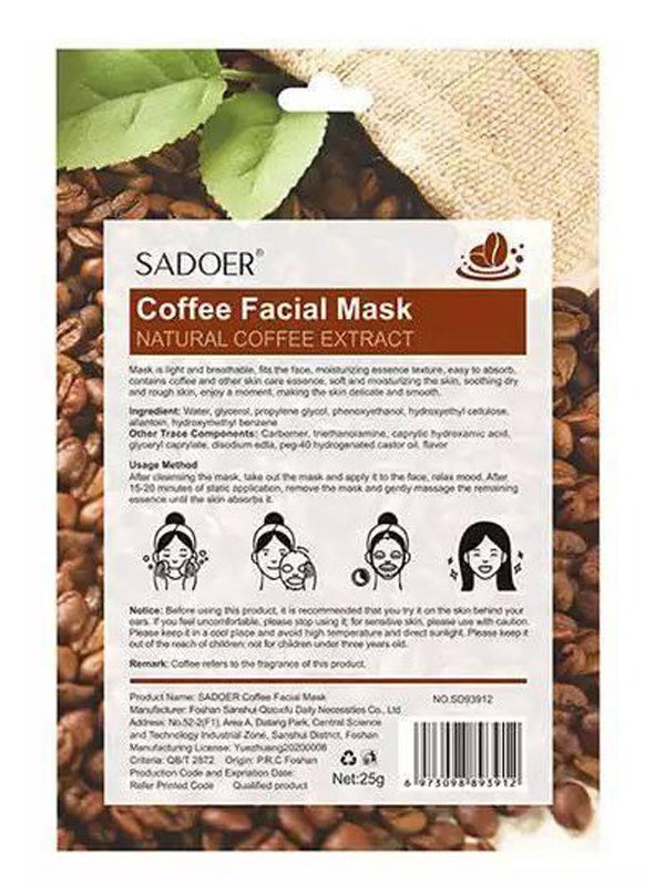 Coffee Moisturizing Face Sheet Mask