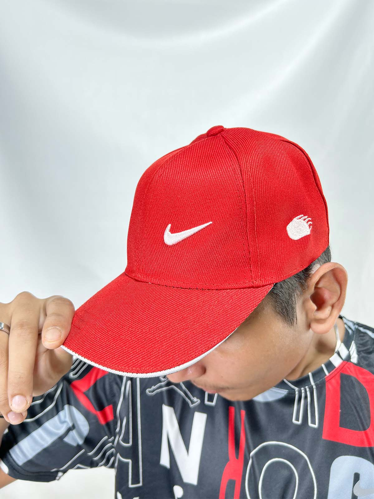 Red Basic P-Cap For Men CAP16