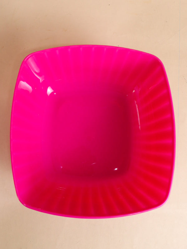 Pink Plastic Serving Bowl/Container MB11