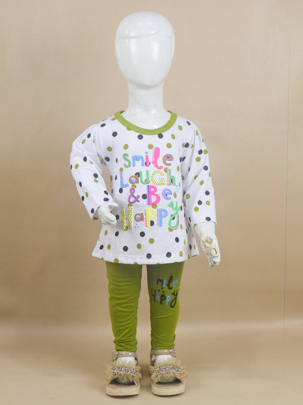 1Yr - 4Yrs Happy Green Suit For Girls RG GS47